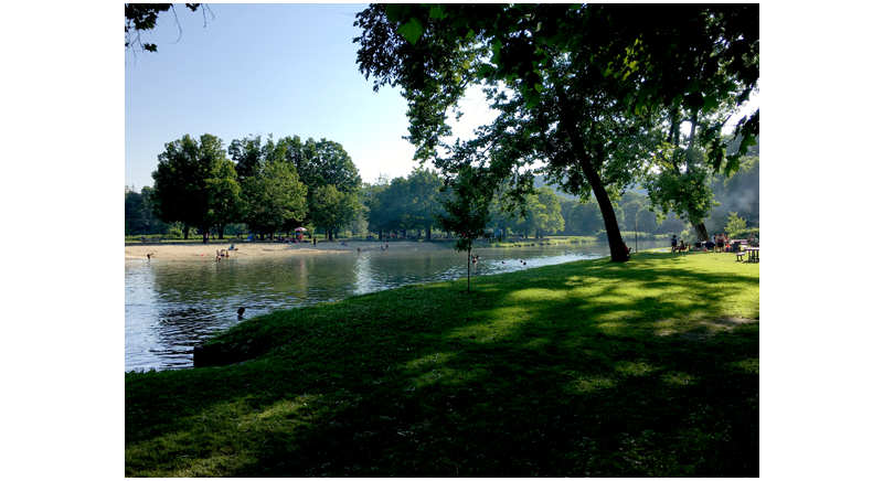 Green River swimming and recreation area
